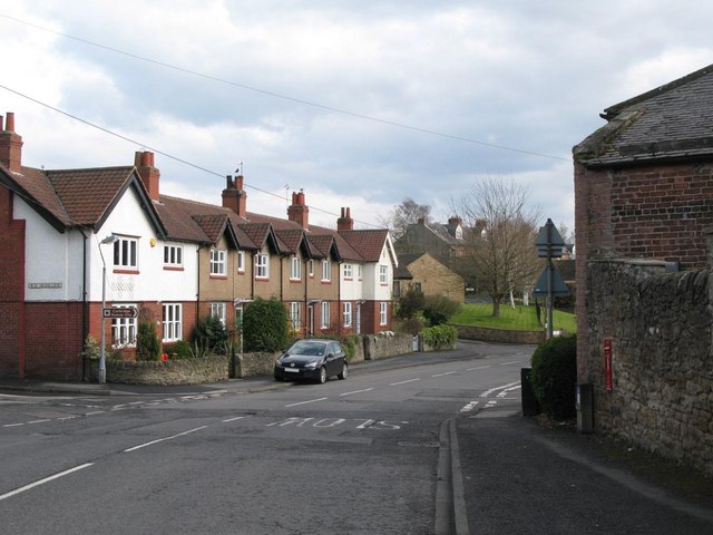 Terrace of houses on Stagshaw Road