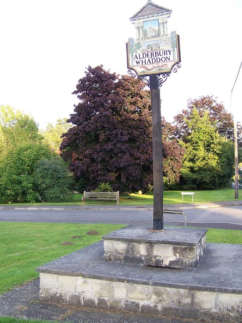 Alderbury and Whadden Village Sign