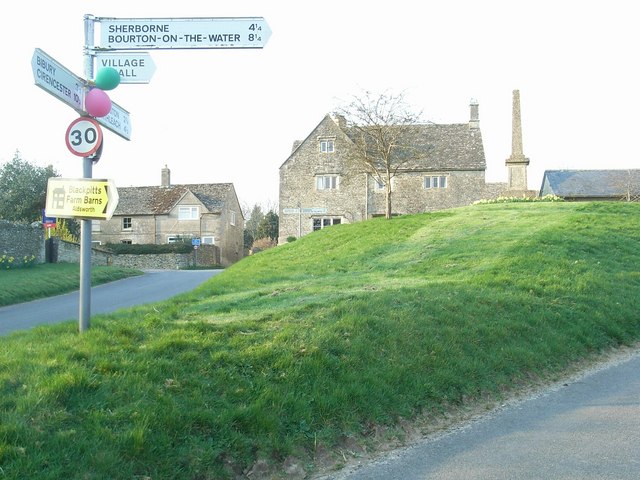 War memorial and village green