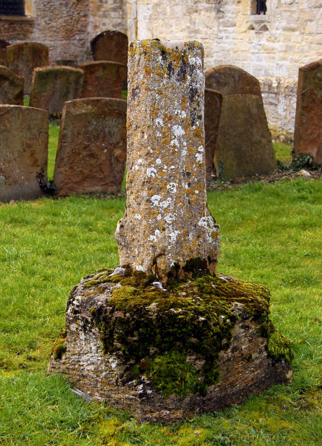 Remains of a cross at the Church of St Mary the Virgin at Ambrosden