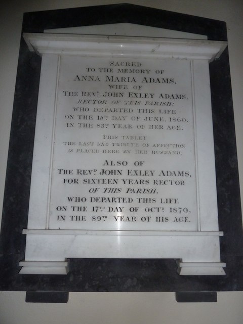 St Nicholas, Ashmore, memorial (d)