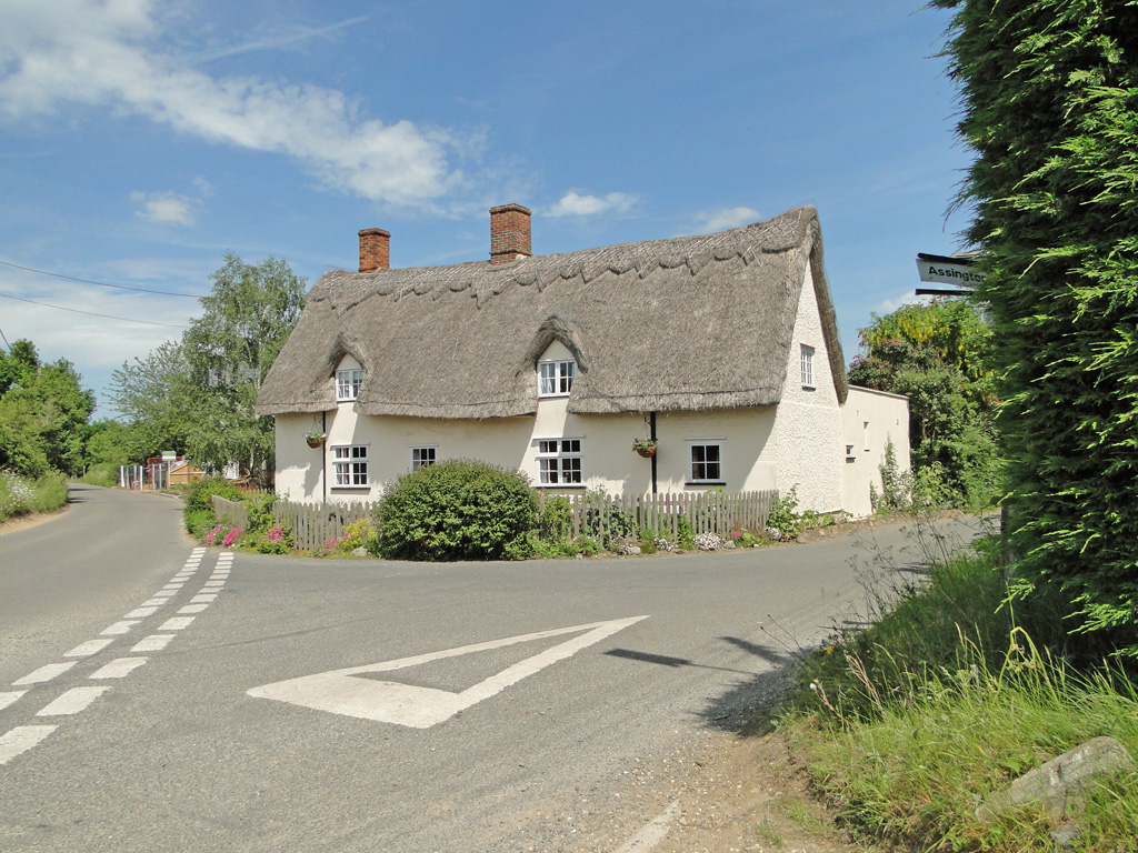 Thatched cottage at Assington