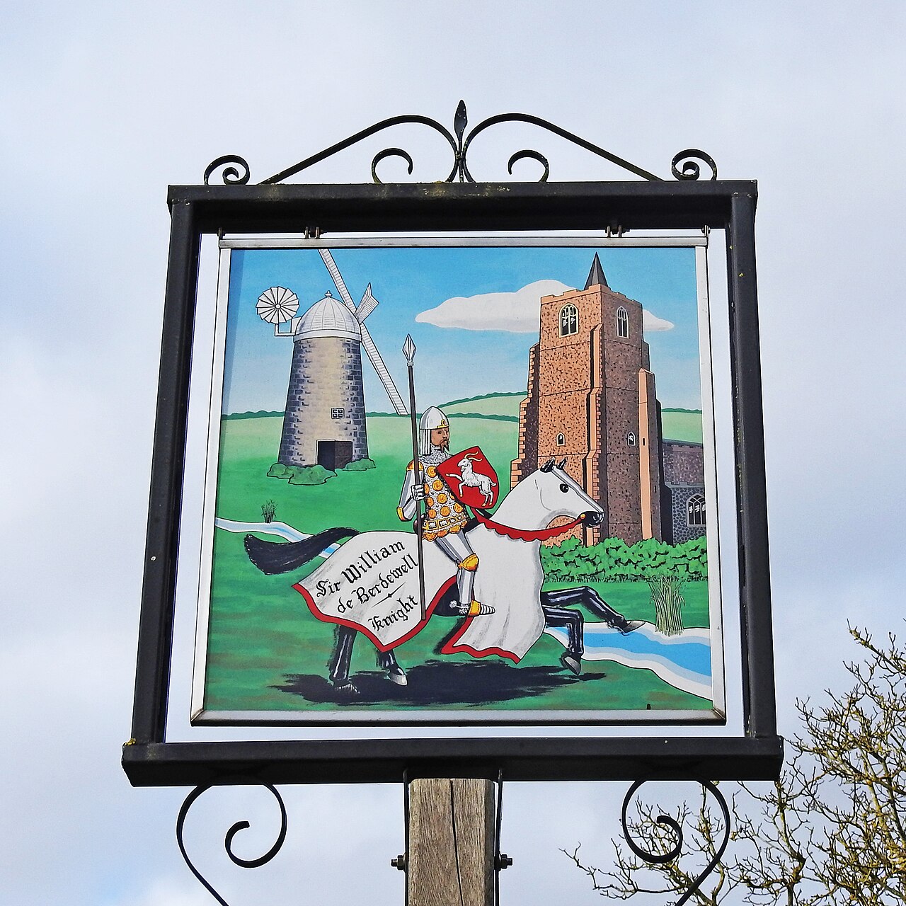 Bardwell village sign