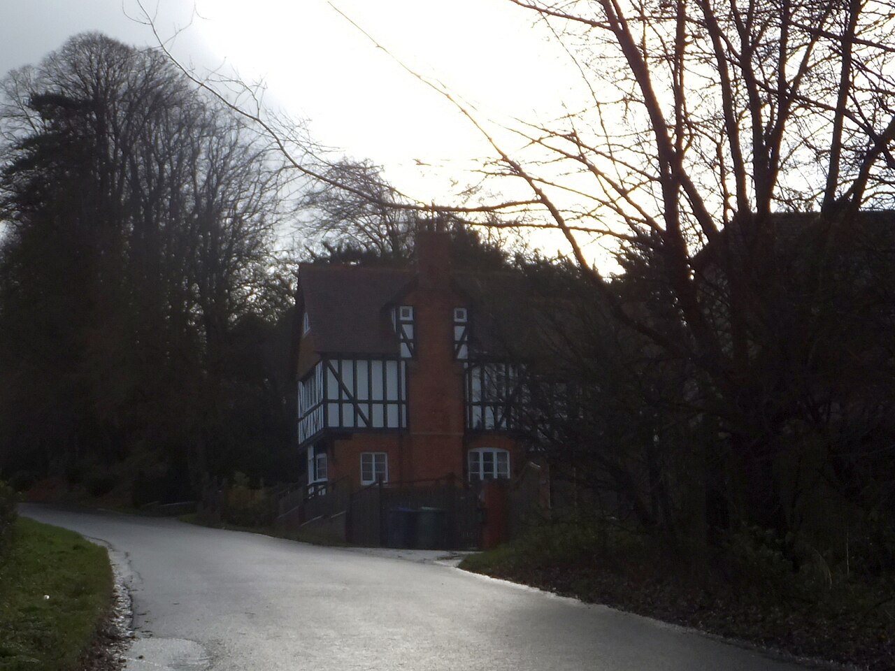 Half-timbered house in Hay Lane