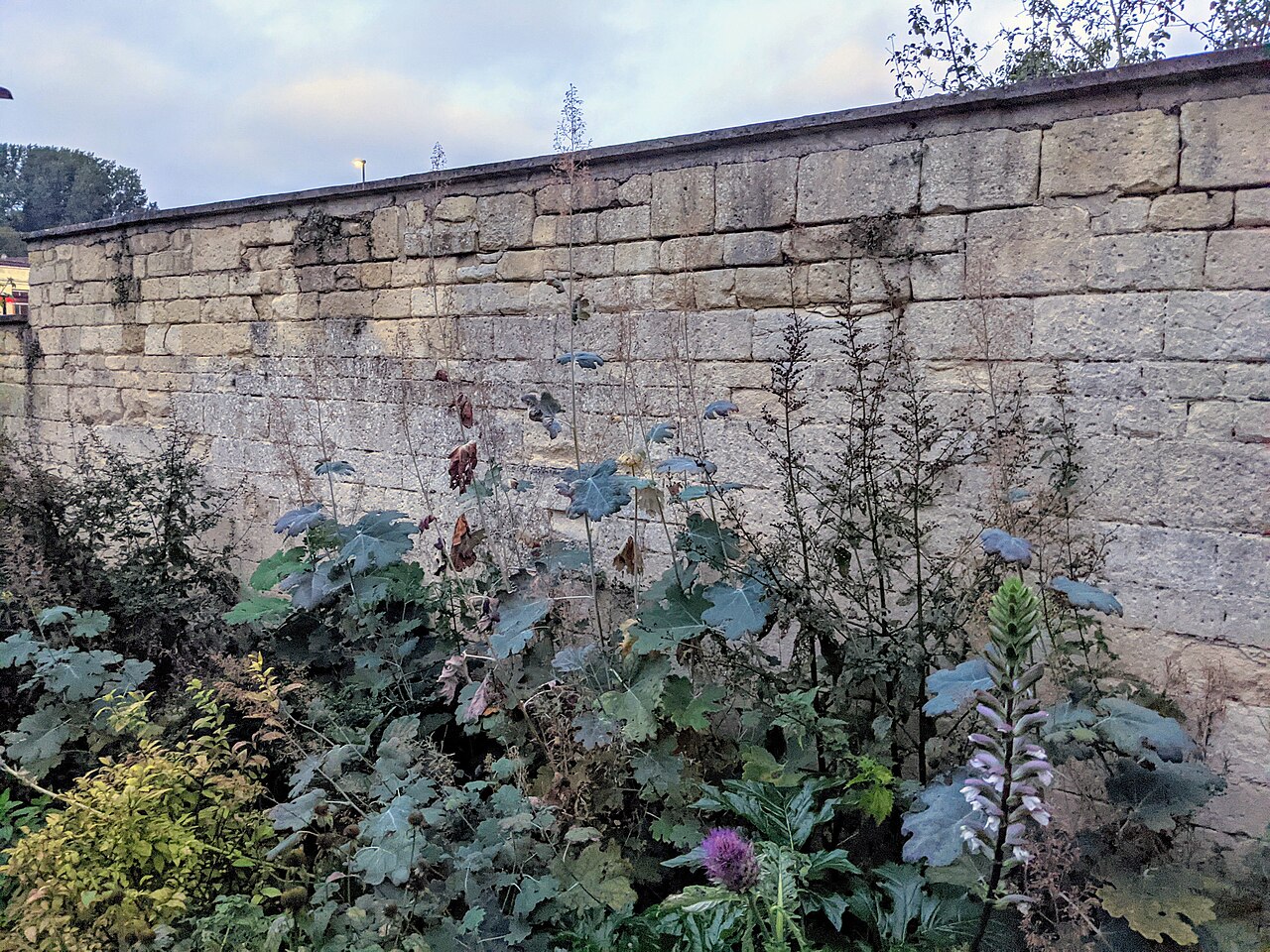 Section Of Garden Wall 100 Yards To South East Of Batheaston House, Including Niche And Garden Seat 8
