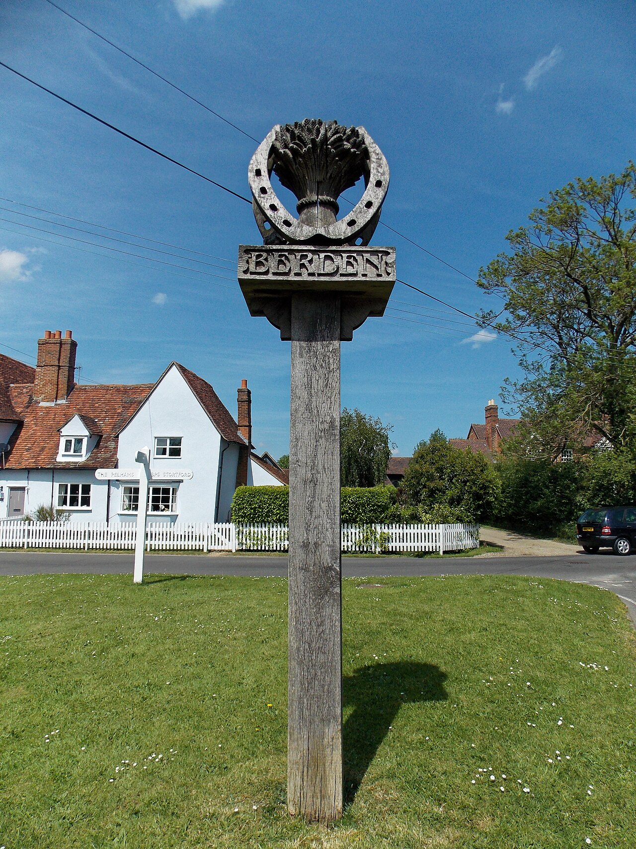 Berden Essex England - village sign