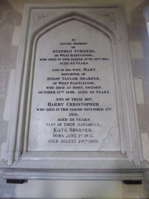 Berwick St James Parish Church, memorial (b)