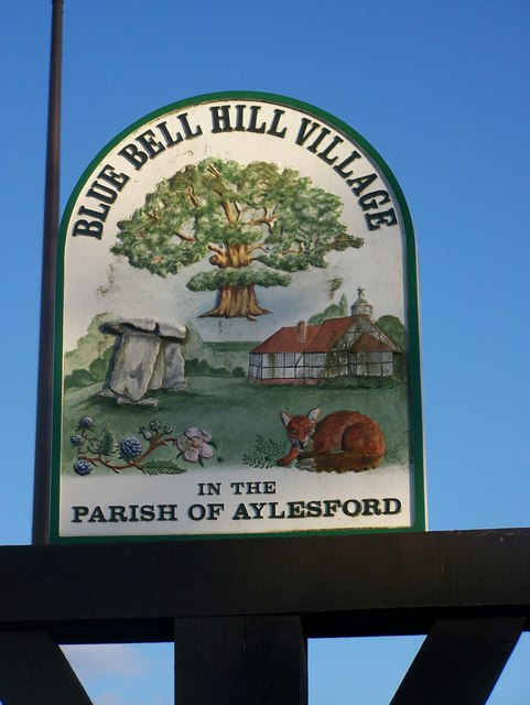 Blue Bell Hill Village Sign