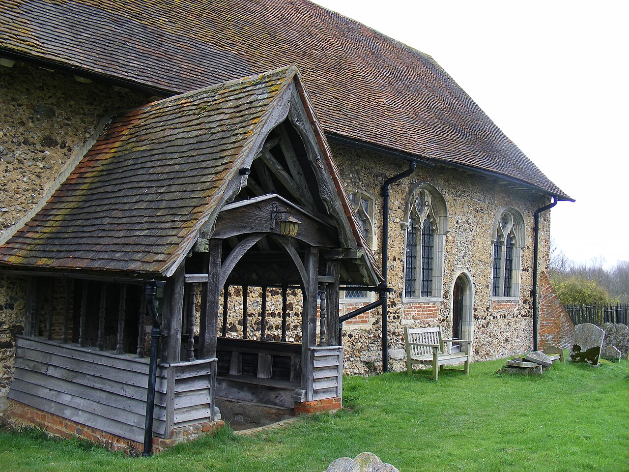 Porch of Holy Trinity Church, Bradwell