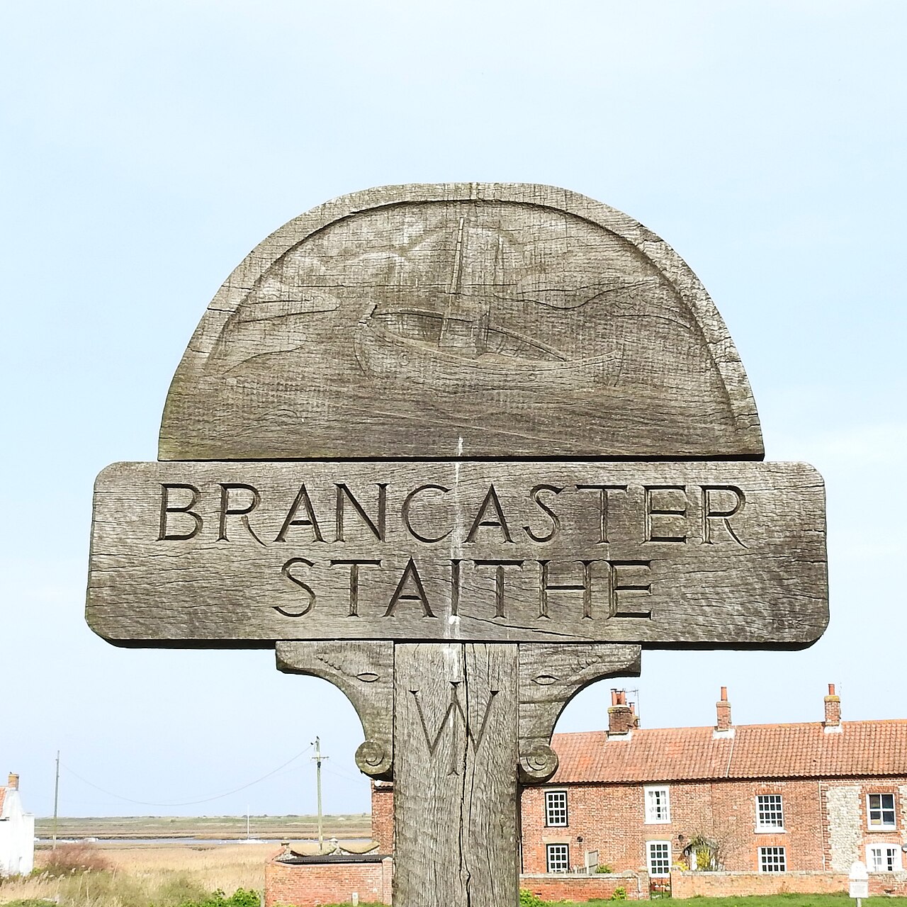 Brancaster Staithe village sign