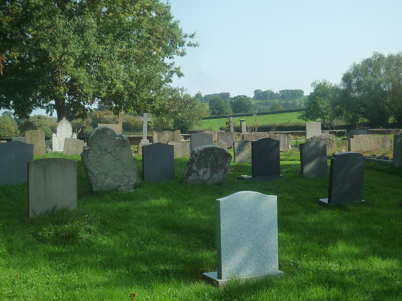 Churchyard at St. Michael's Church (Brimfield)