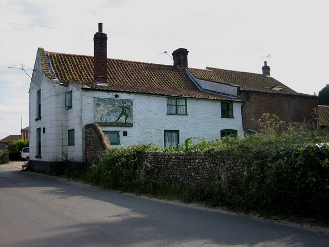 The Green Man pub in Briston