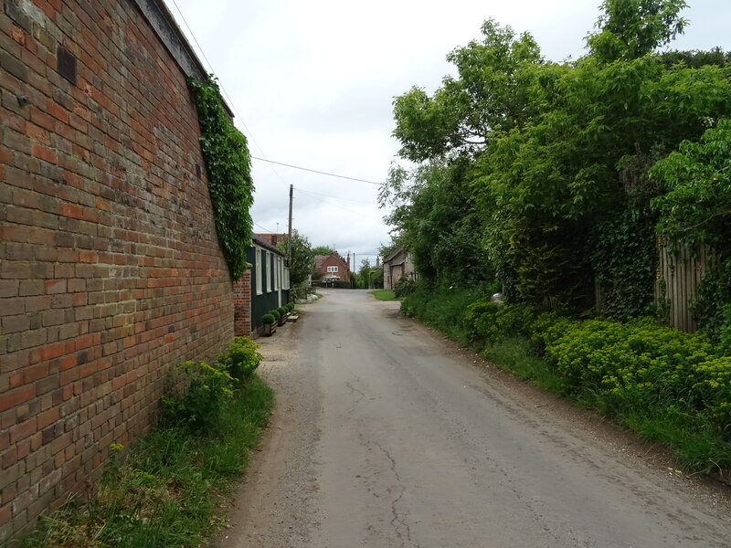 Village road, Britwell Salome