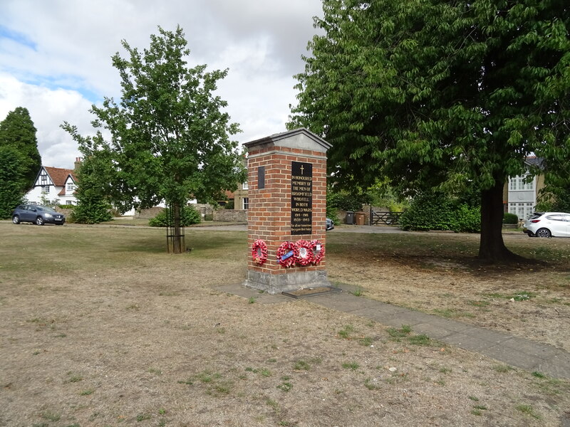 War Memorial on Church Green, Broomfield