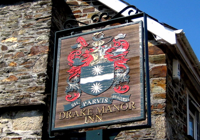 Inn sign - Buckland Monachorum
