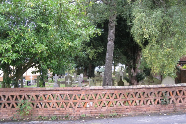 Churchyard of the Roman Catholic church of Sir Charles Borromeo