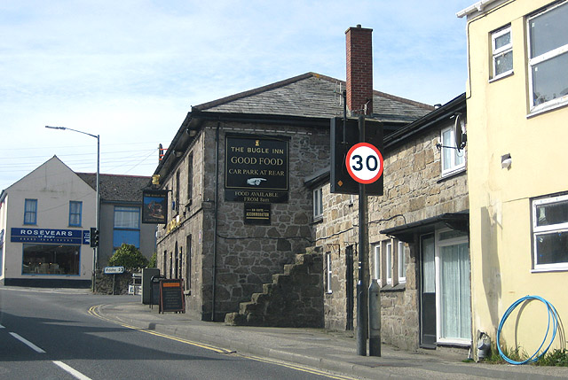 The Bugle Inn pub, Bugle