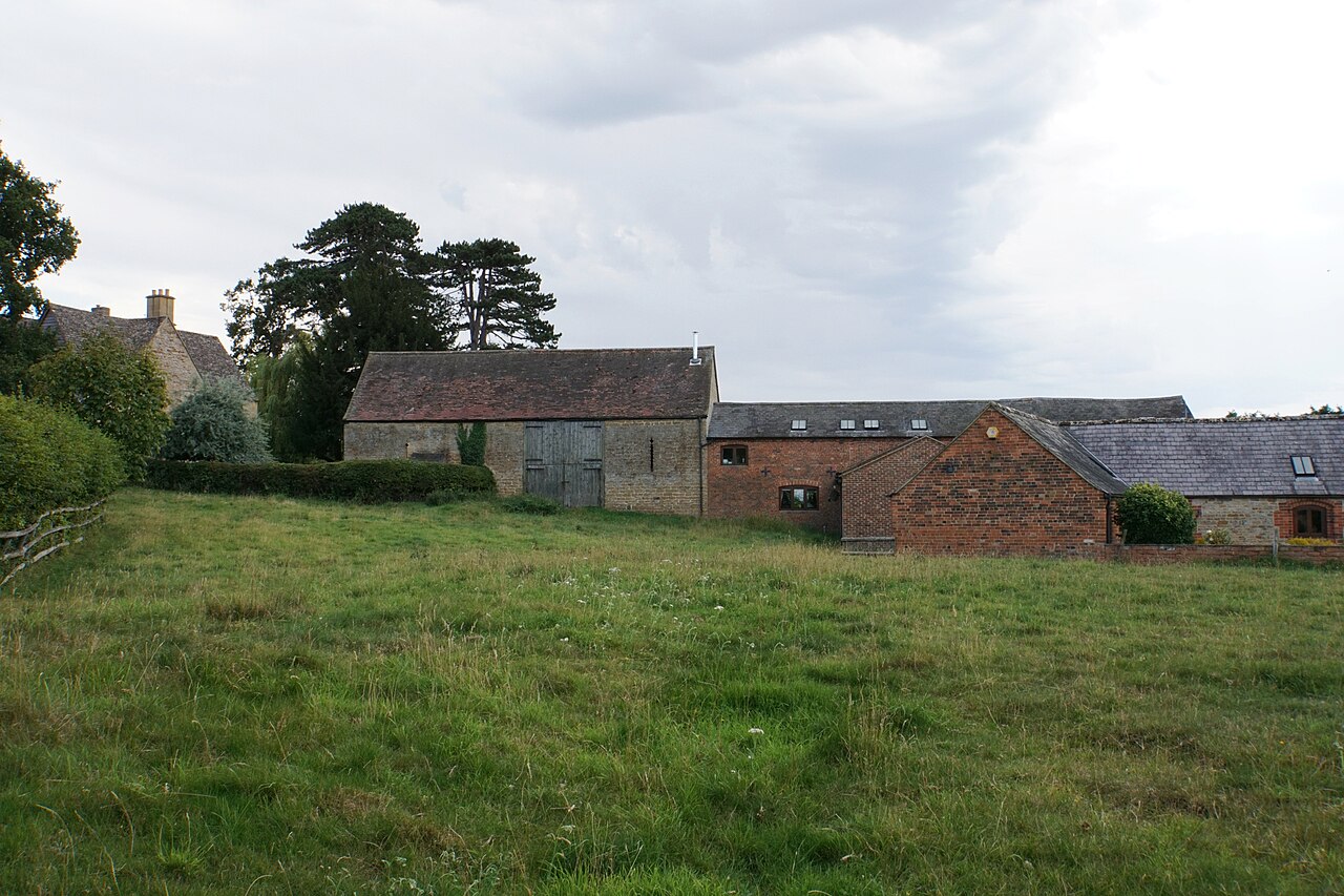 Farm buildings by the Manor House