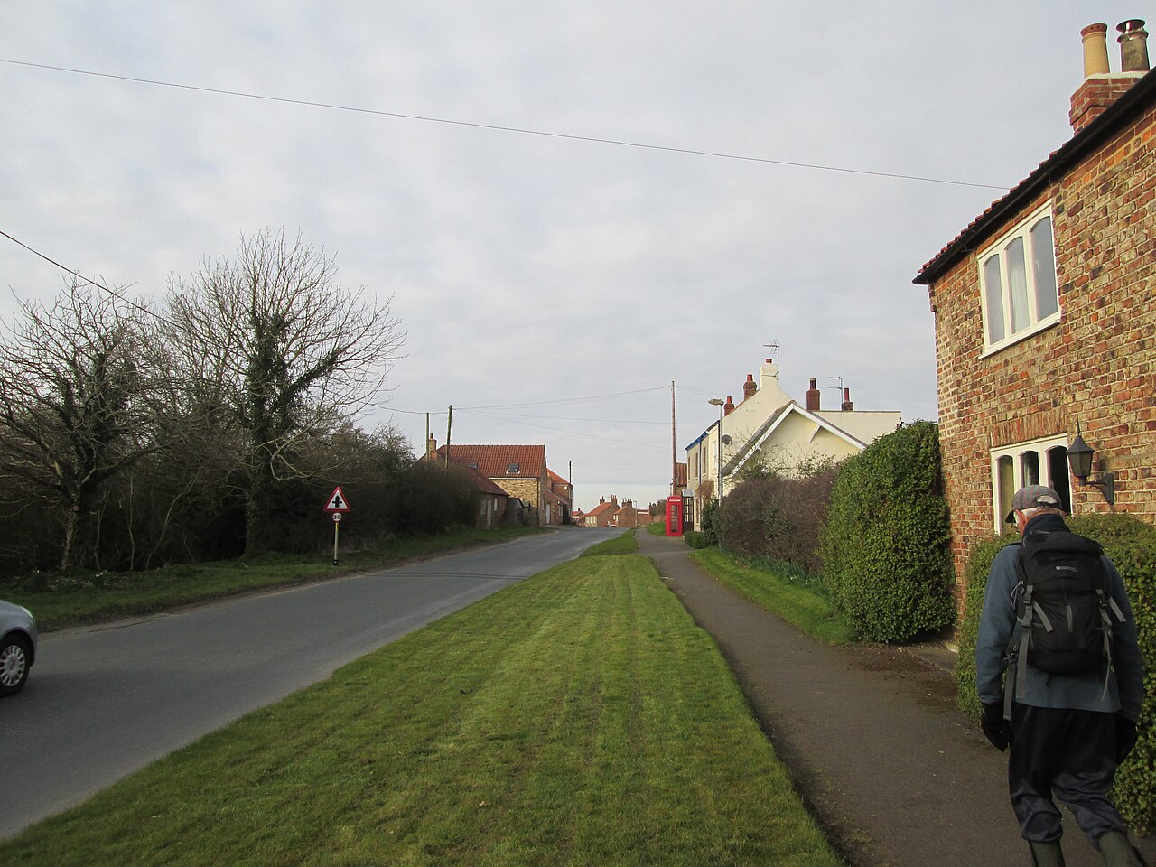 Street scene in High Catton village