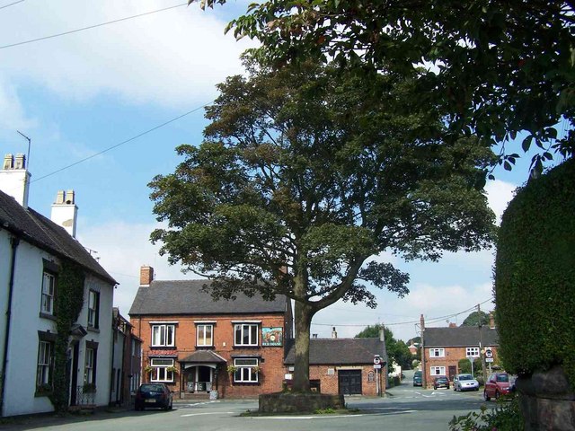 Village Centre and Red House Pub, Caverswall