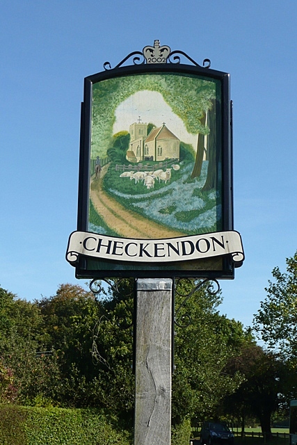 Checkendon village sign