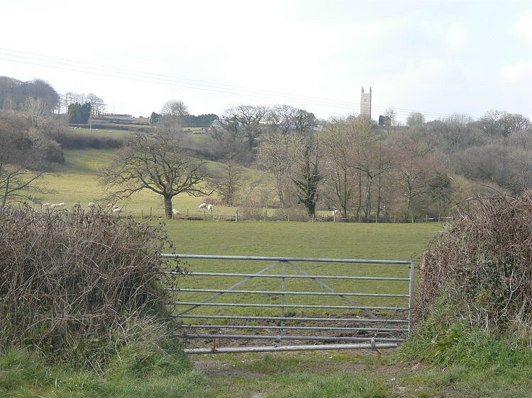 The tower of St Denis' church