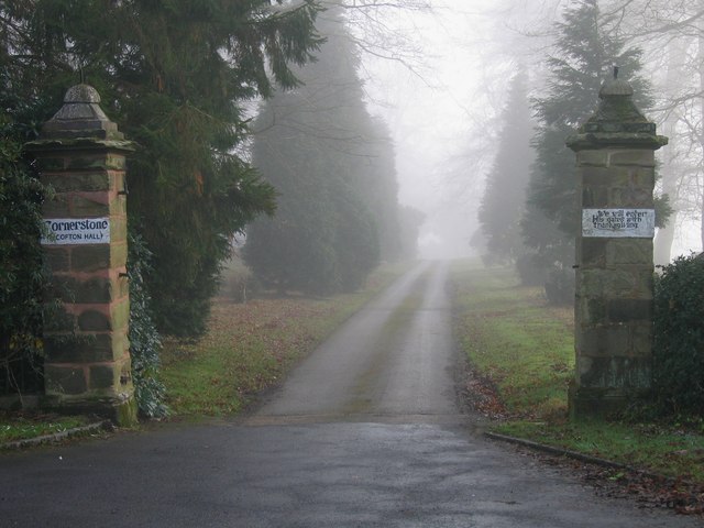 Cofton Hall, entrance gateway