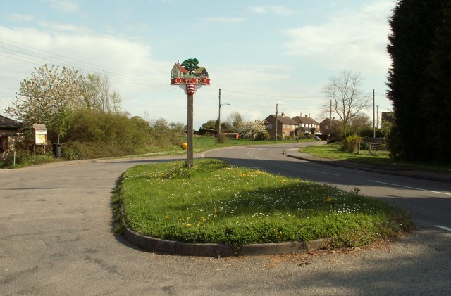 Copford's village sign