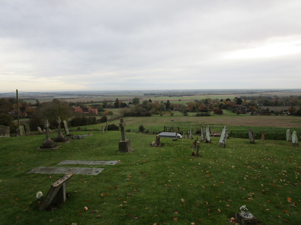 View from the churchyard, West Keal