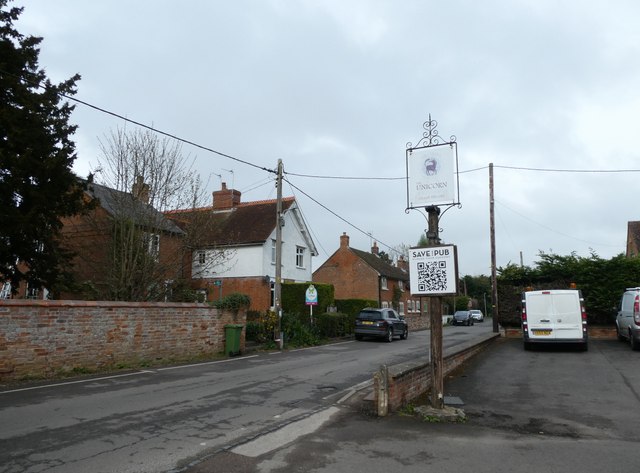 High Street, Cublington, mid April 2025