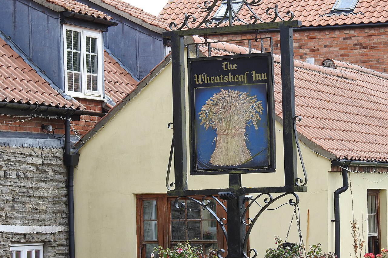 Sign of the Wheatsheaf Inn, Dry Doddington