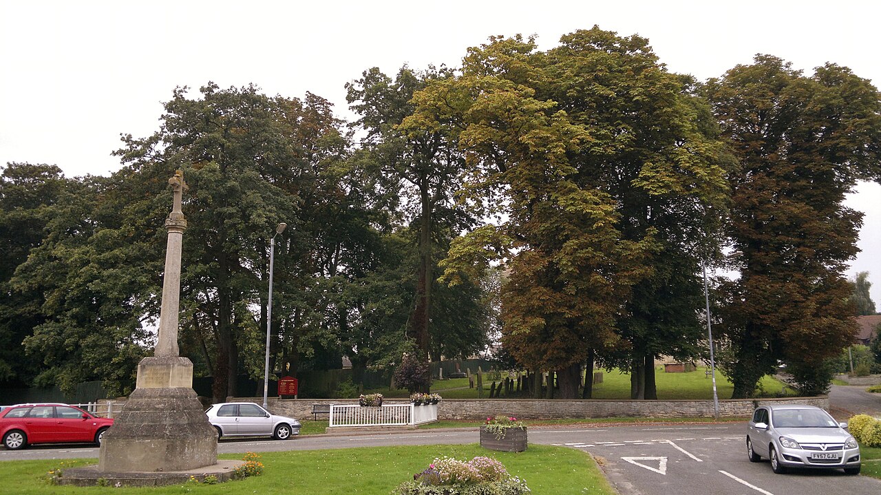 War Memorial and village green, Dunholme