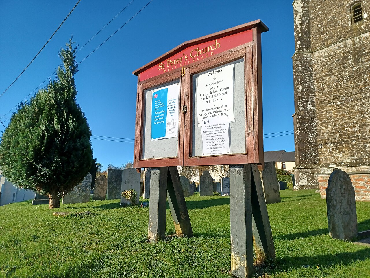 Churchyard of St. Peter's Church, West Buckland 06