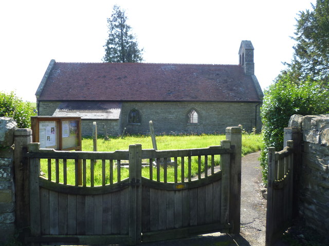 The village church in Edgton, Shropshire