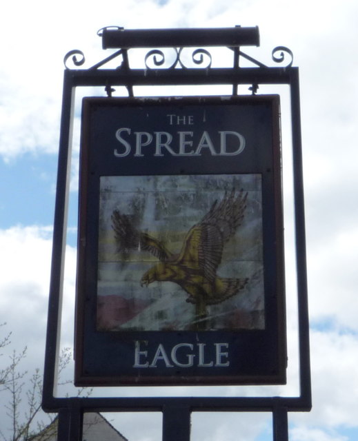 Sign for the Spread Eagle, Etwall