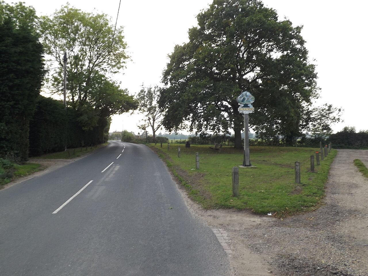 Chapel Road ^ Fingringhoe Village sign