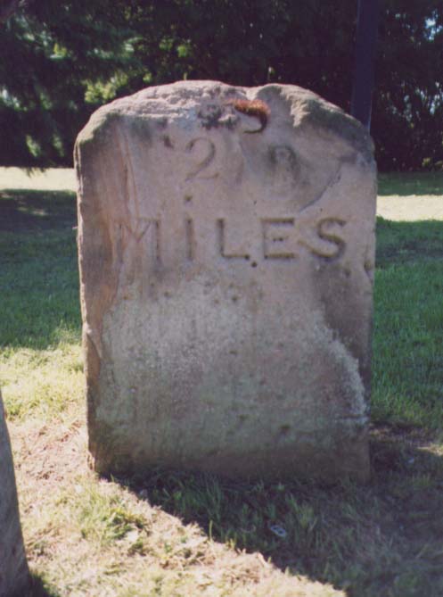 Old Milestone by Main Street, Fishlake, on the village green (geograph 6051049)