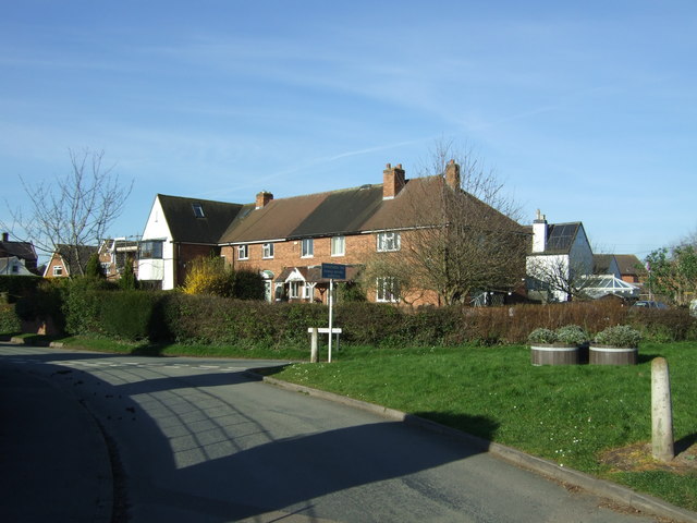 Houses on Old Hall Lane, Fradley