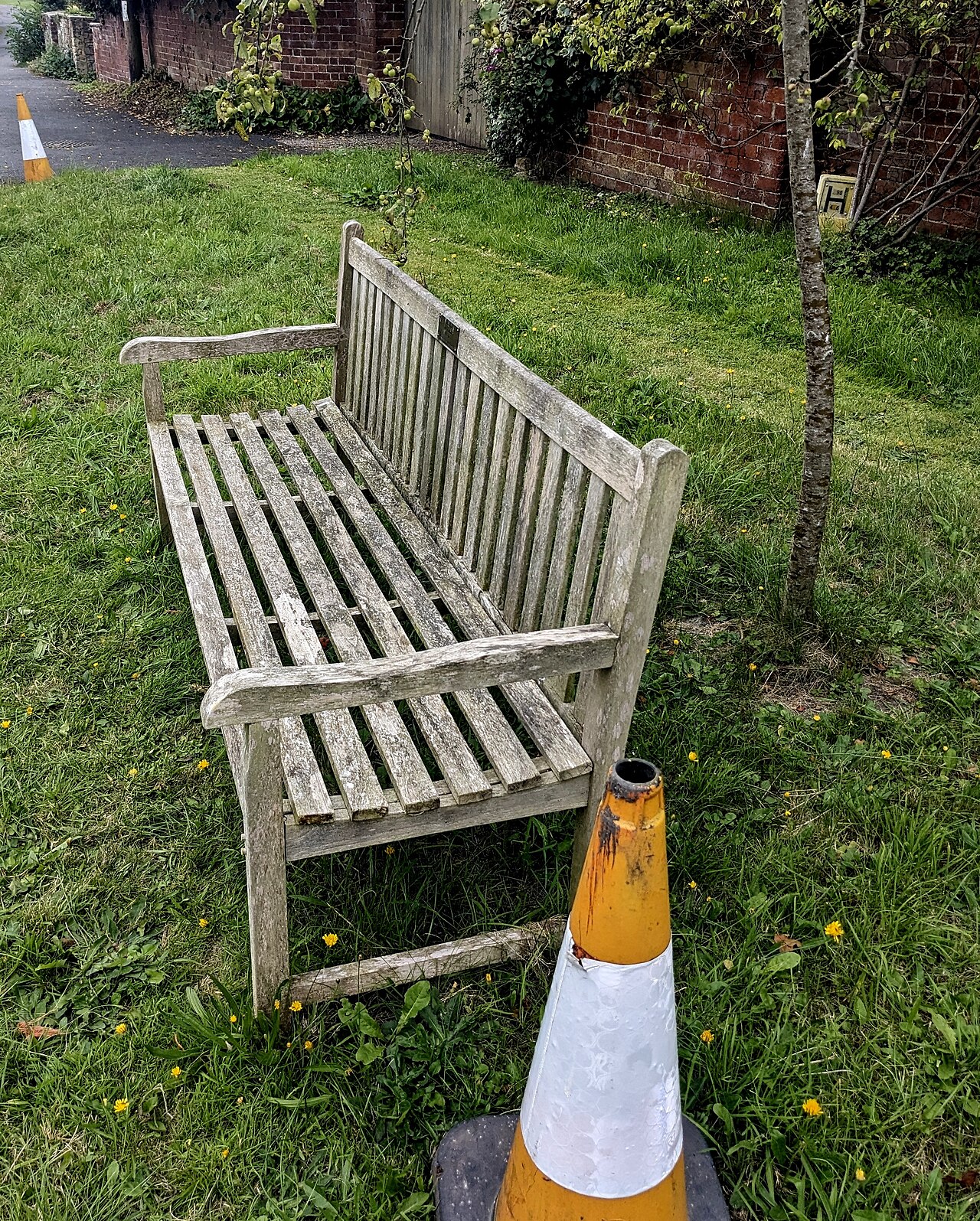 Bill Windham Memorial Bench on The Green, Glasbury, Powys