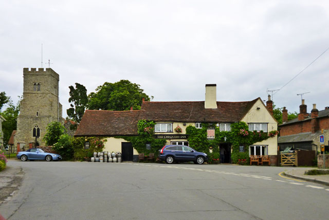 Church and Chequers Inn, Goldhanger (geograph 3526396)