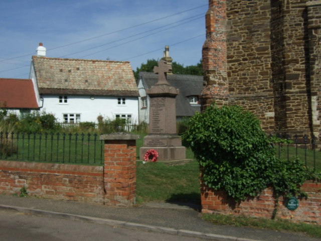 War Memorial, Church of St Giles, Upper Gravenhurst