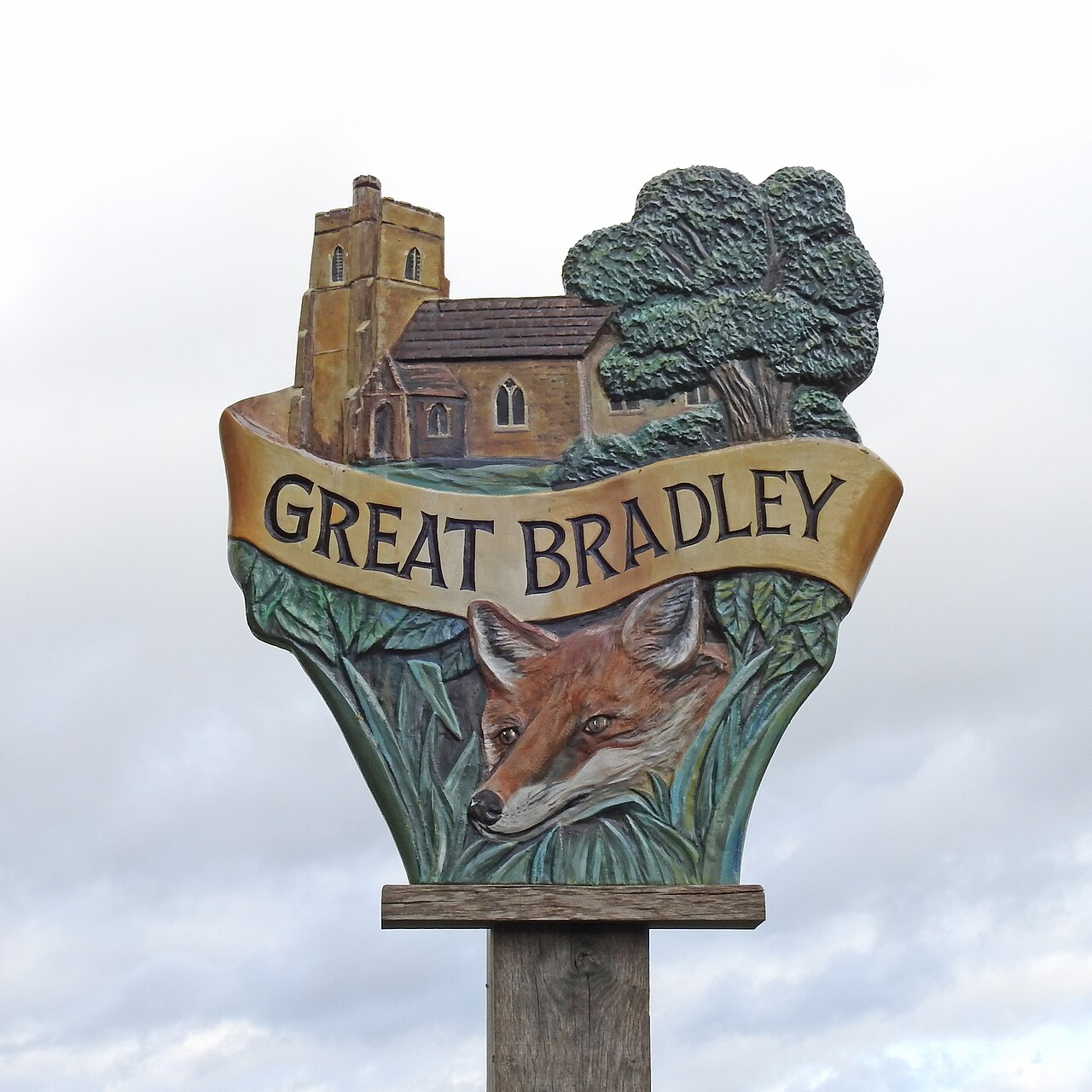 Great Bradley village sign