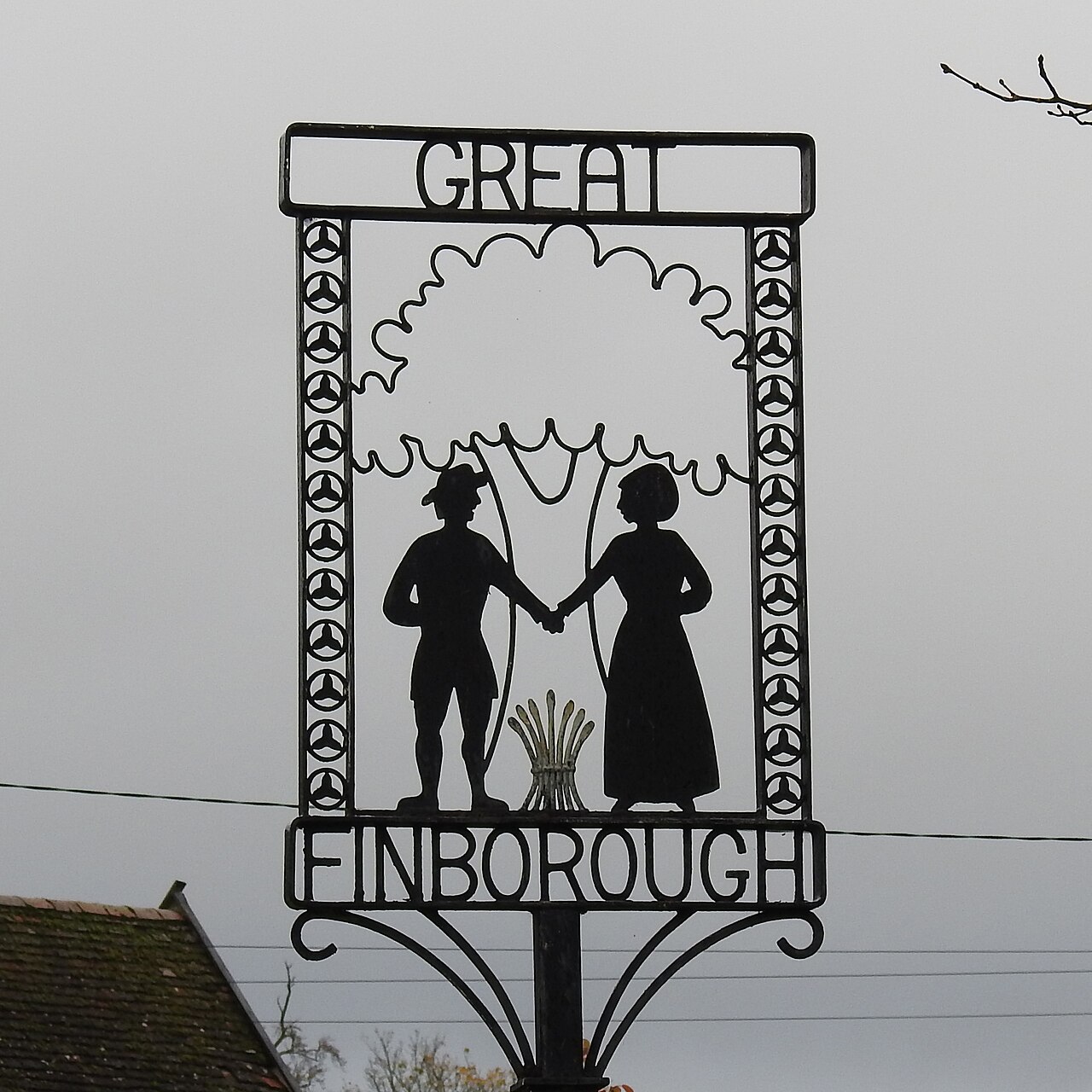 Great Finborough village sign