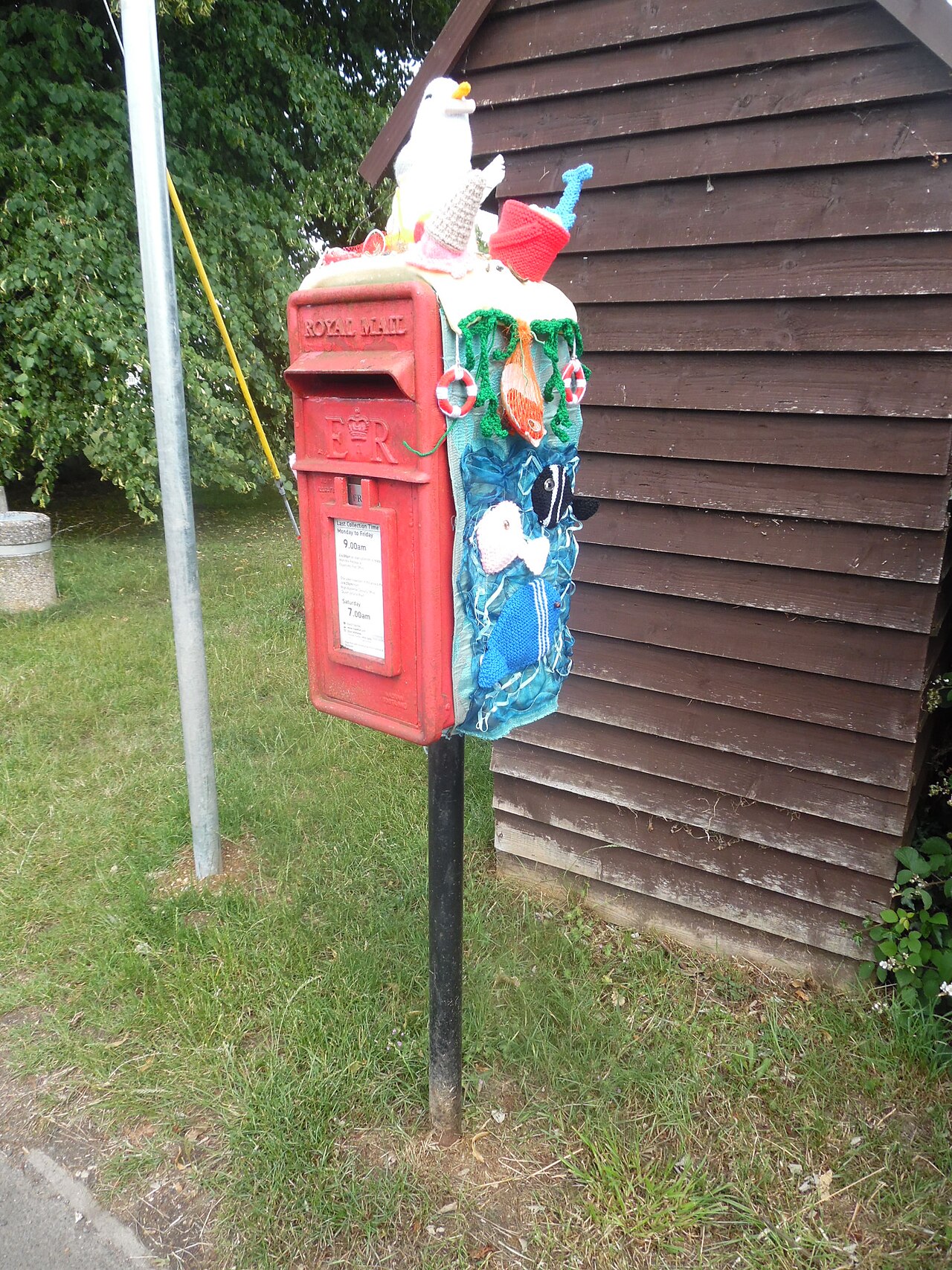 Decorated Post Box in Great Kingshill