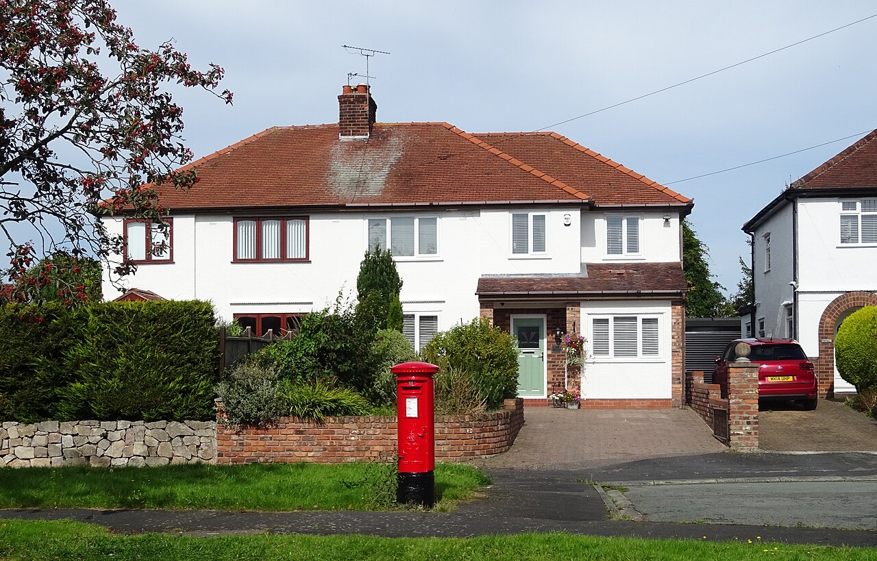 Houses on Green Lane, Ellesmere Port