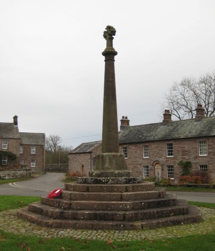 Old Central Cross on the village green, Greystoke (geograph 6056182)