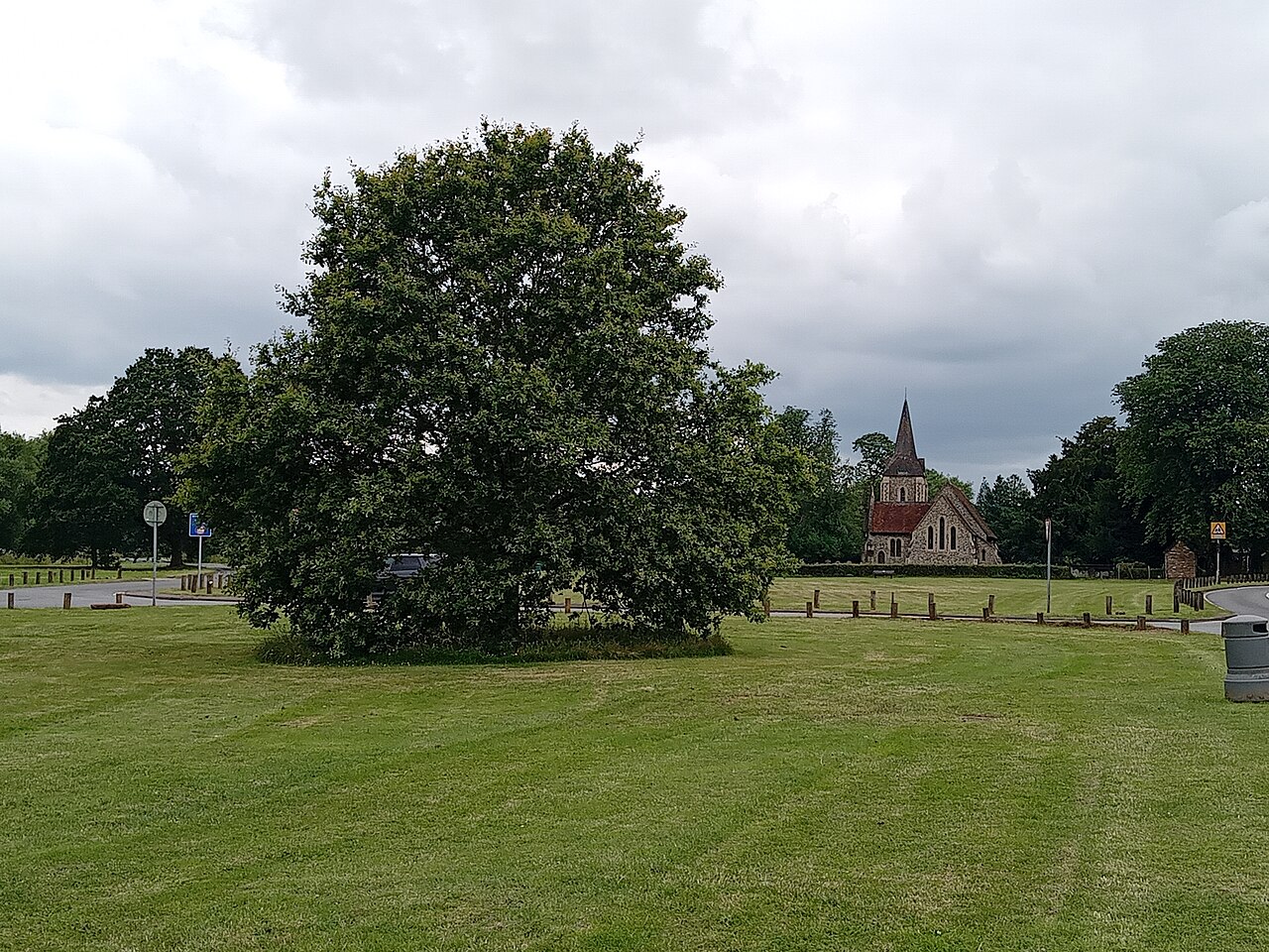 Green and Holy Trinity church, Hatfield Heath
