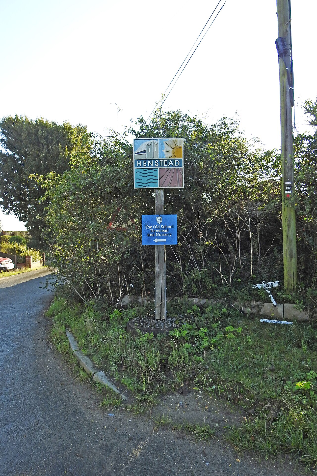Henstead village sign