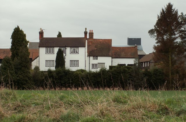 A view of Nash Hall Farm from The Street at High Ongar