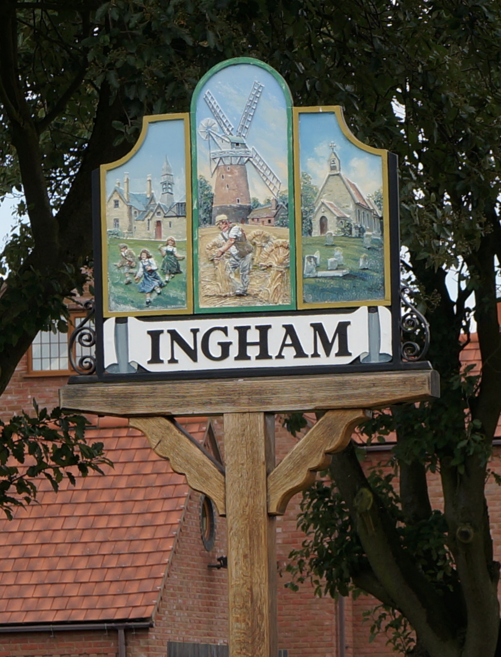 Ingham Village Sign, Ingham